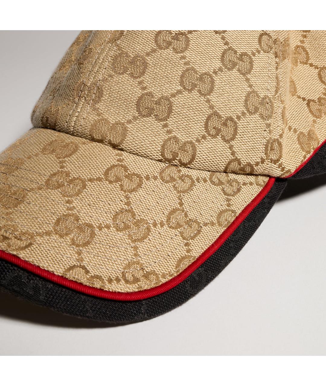 GUCCI Бежевая хлопковая кепка/бейсболка, фото 3