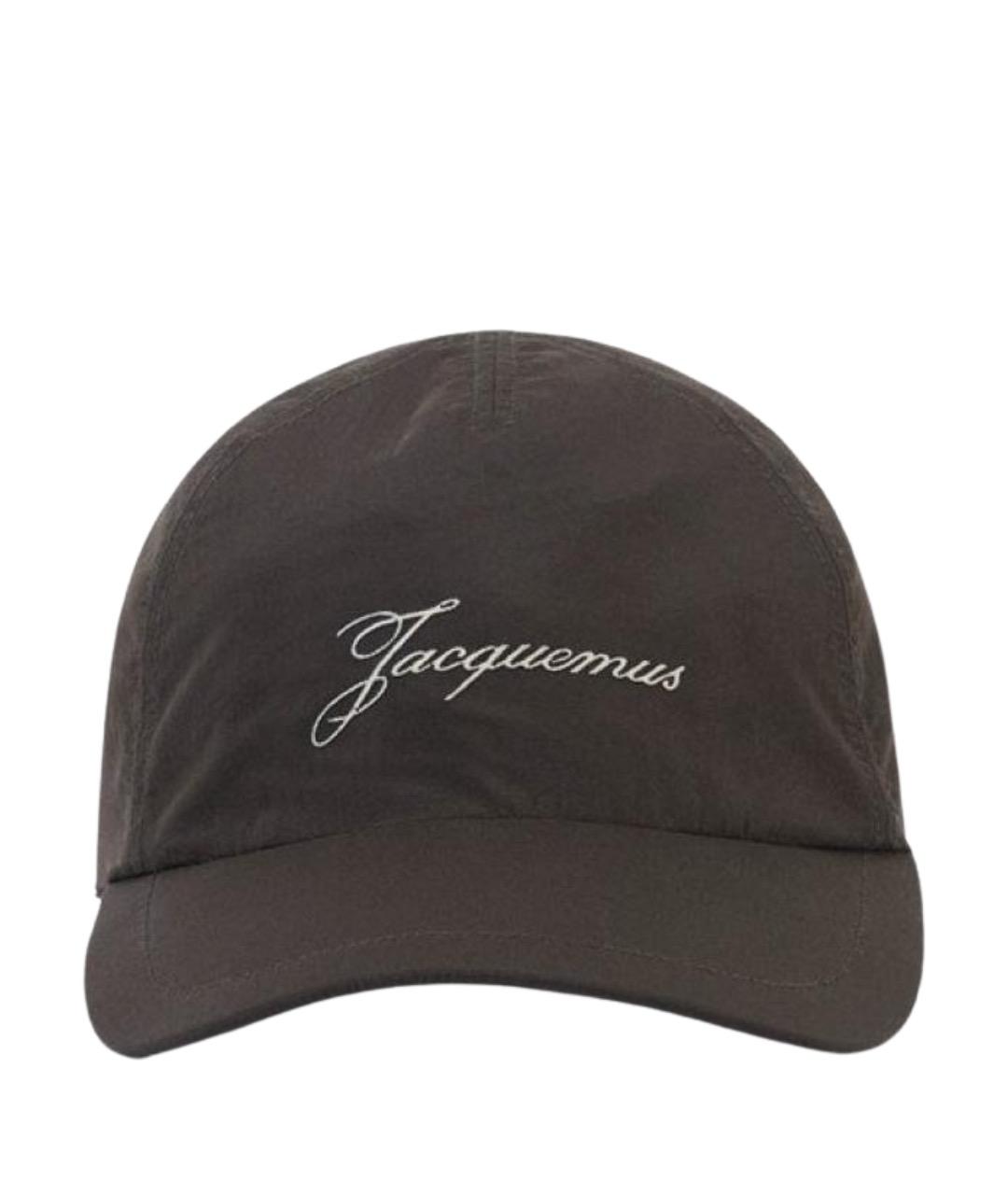 JACQUEMUS Коричневая синтетическая кепка/бейсболка, фото 1