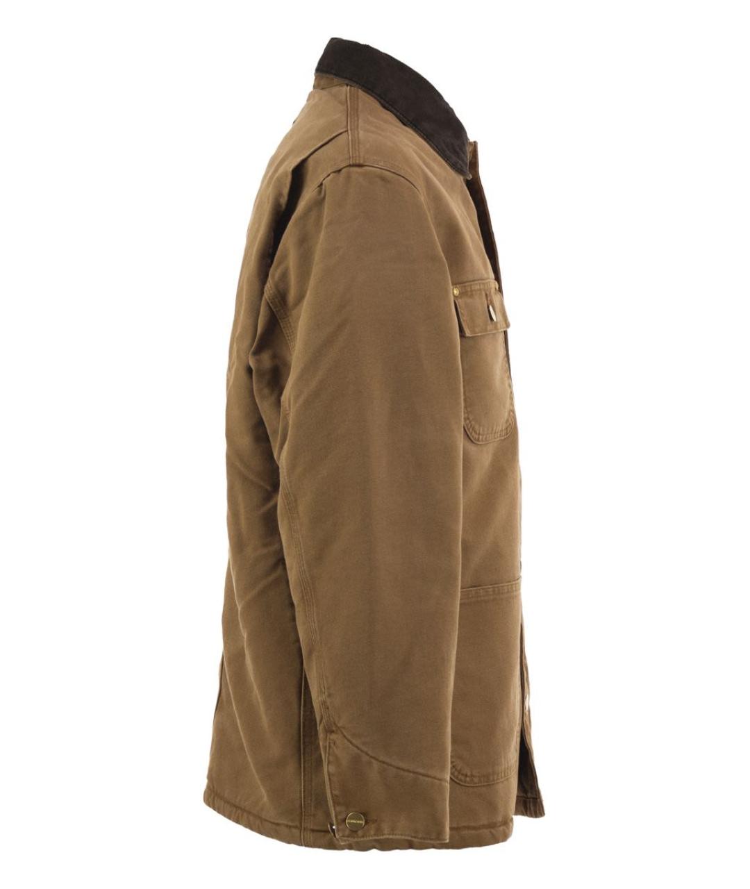 CARHARTT WIP Коричневая хлопковая куртка, фото 3