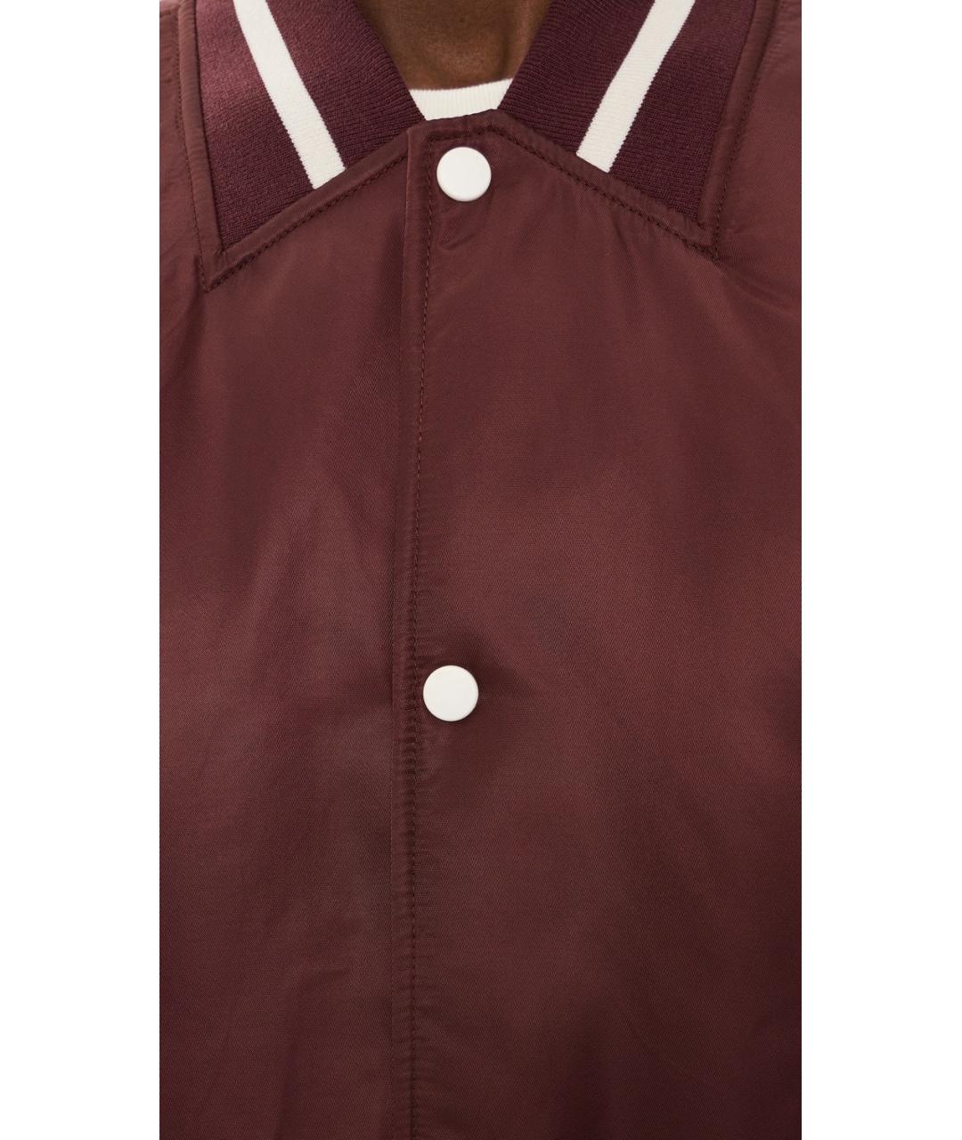 RHUDE Бордовая полиамидовая куртка, фото 3