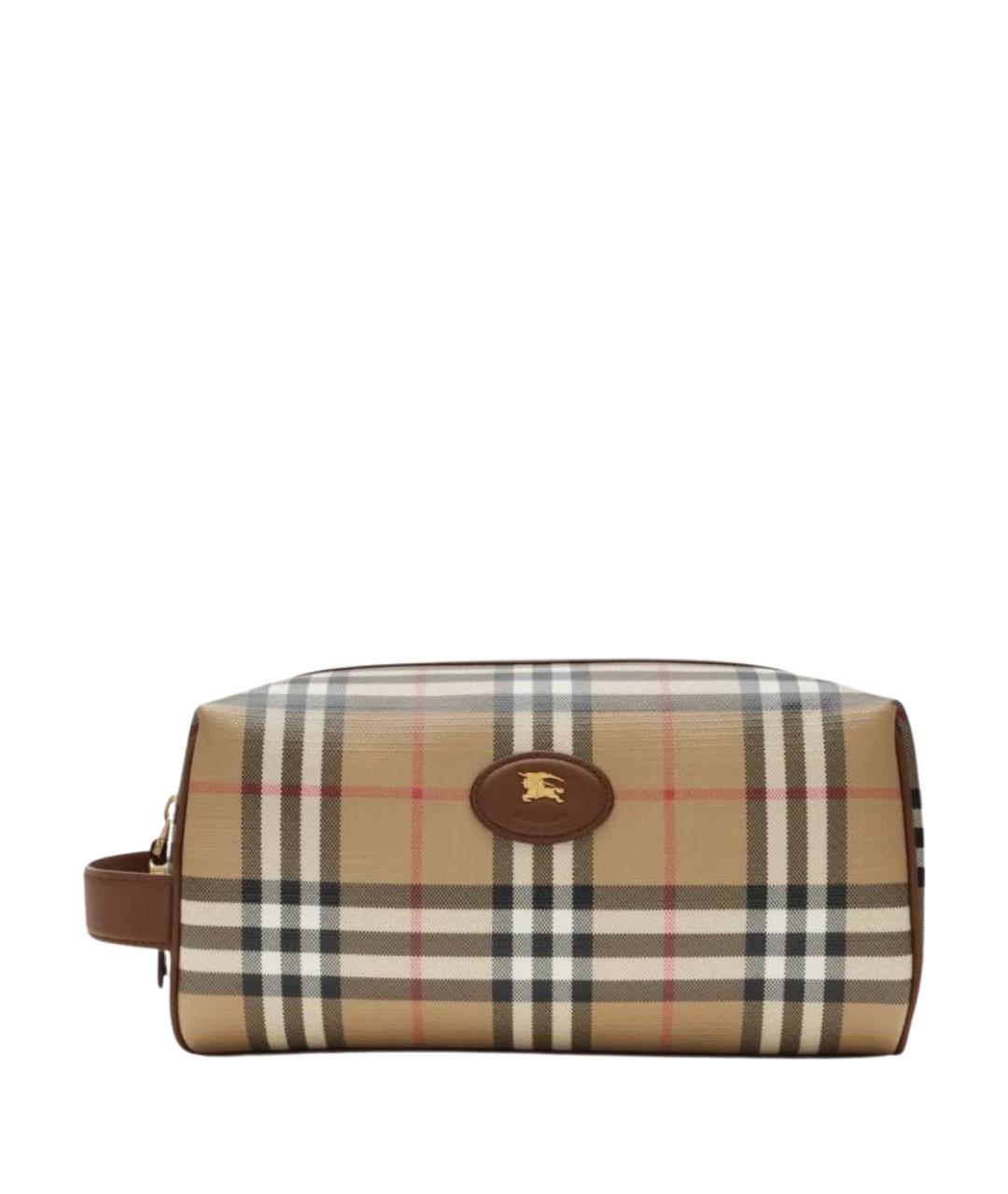 BURBERRY Бежевая косметичка, фото 1
