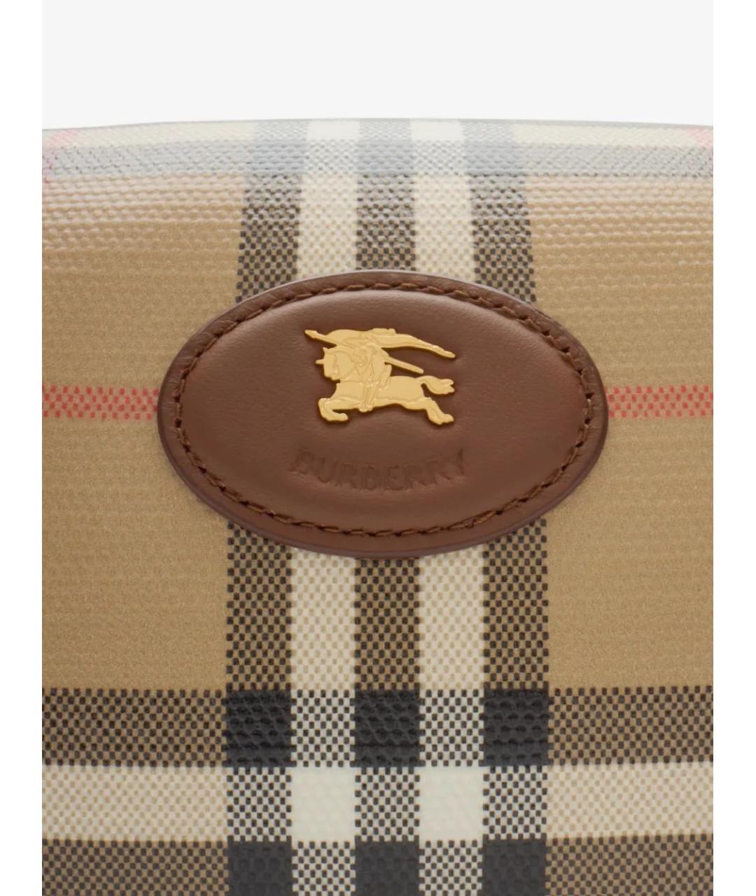 BURBERRY Бежевая косметичка, фото 4