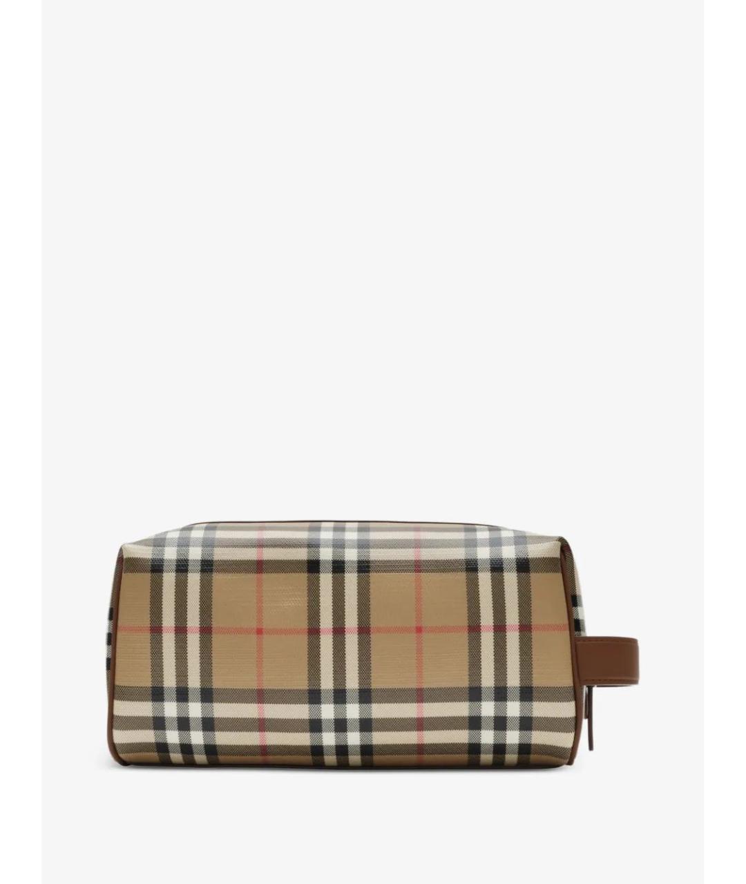 BURBERRY Бежевая косметичка, фото 2