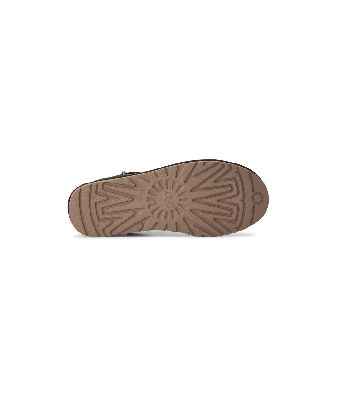 UGG Черные кожаные низкие ботинки, фото 5