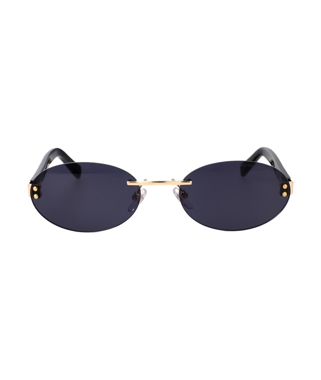 MARC JACOBS Золотые металлические солнцезащитные очки, фото 2