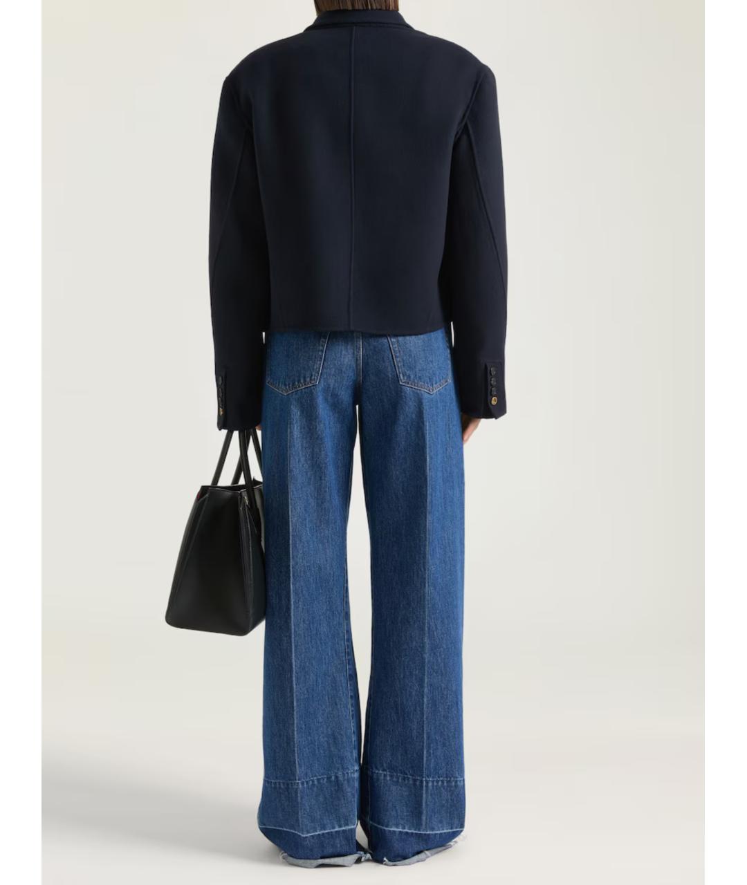 GIVENCHY Синее шерстяное пальто, фото 4
