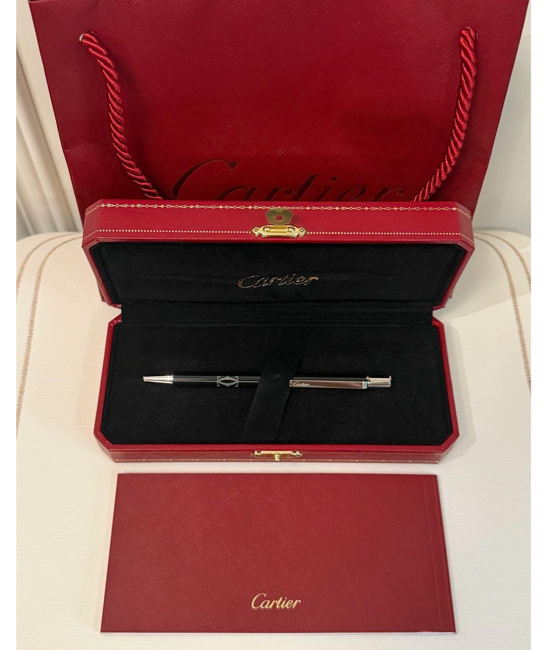 CARTIER Черная шариковая ручка, фото 4