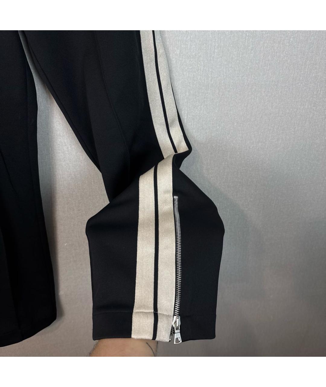 PALM ANGELS Черные полиэстеровые повседневные брюки, фото 3