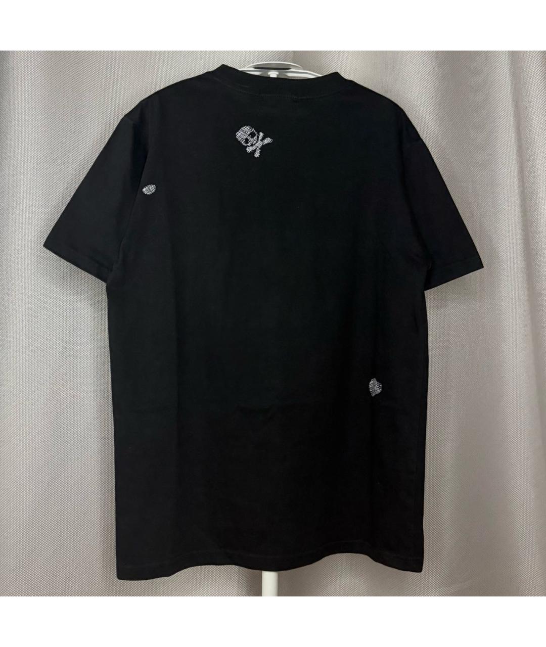 MASTERMIND JAPAN Черная хлопковая футболка, фото 2
