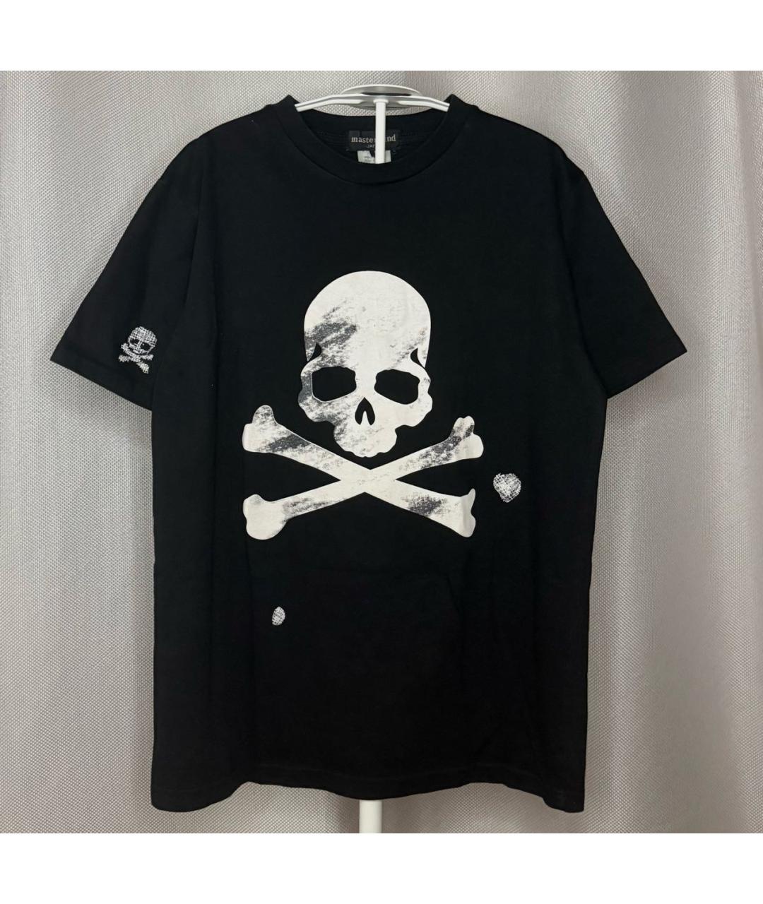 MASTERMIND JAPAN Черная хлопковая футболка, фото 7