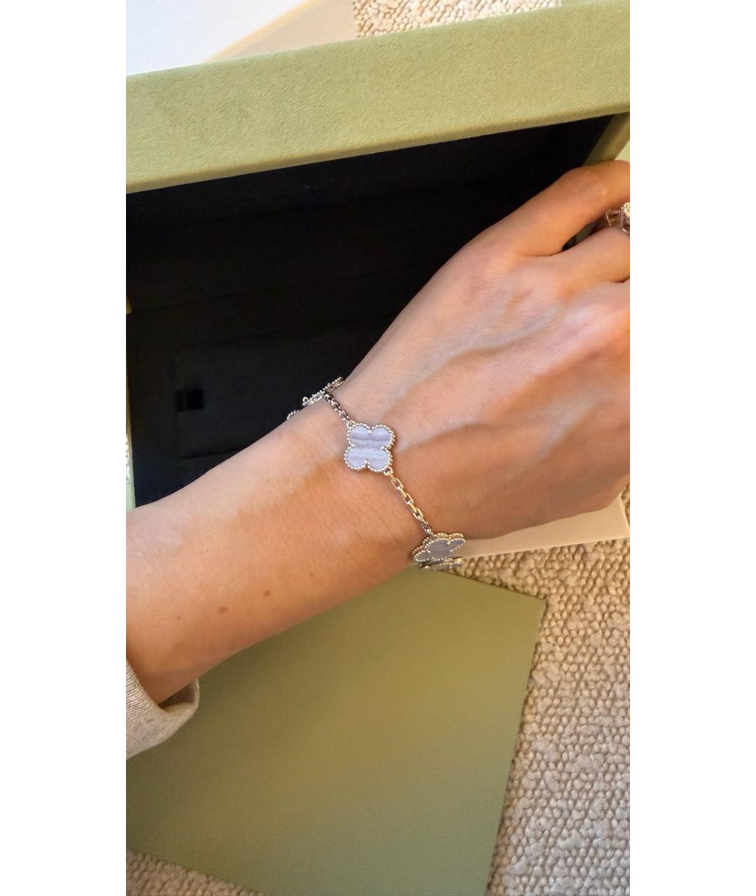 VAN CLEEF & ARPELS Серебряный браслет из белого золота, фото 3
