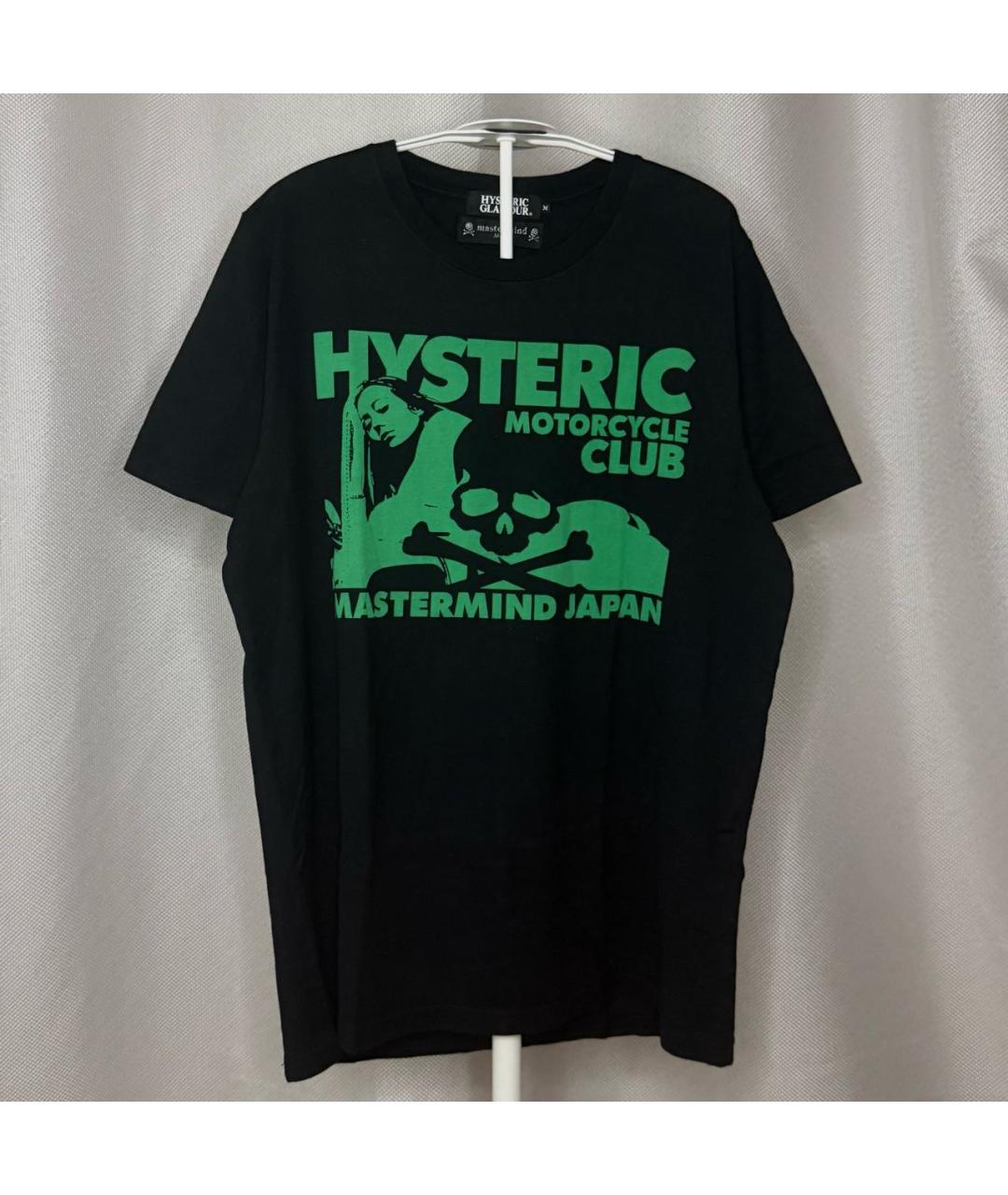 MASTERMIND JAPAN Черная хлопковая футболка, фото 8