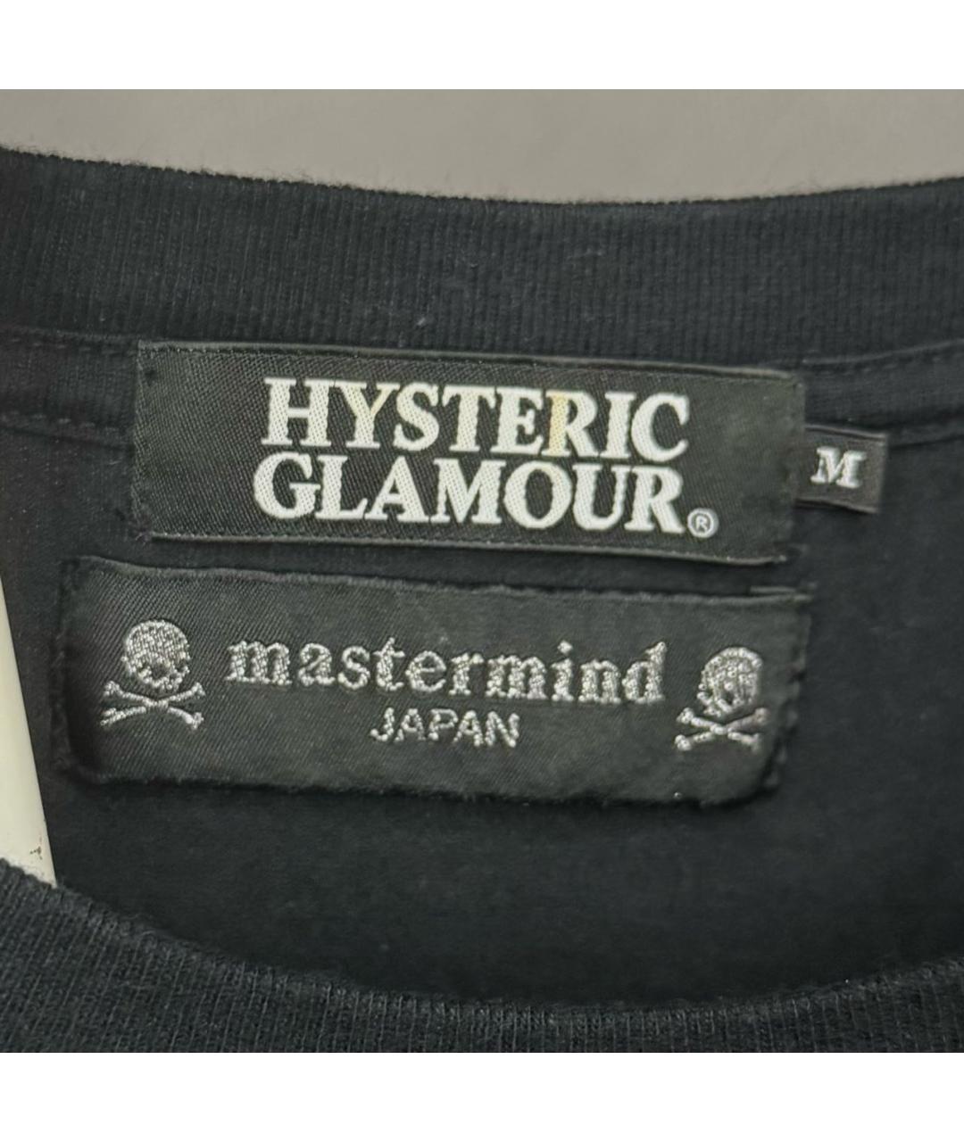 MASTERMIND JAPAN Черная хлопковая футболка, фото 4