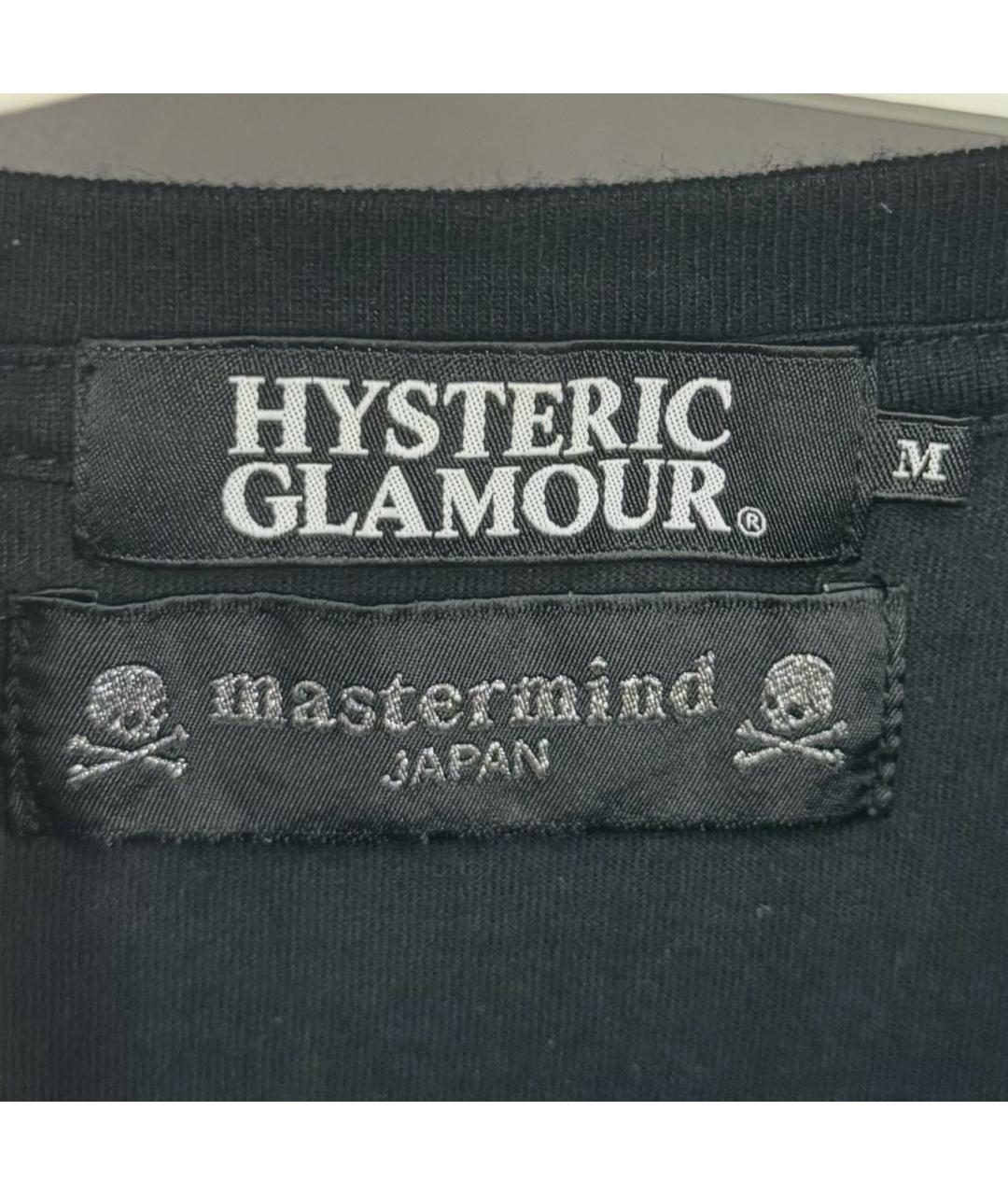 MASTERMIND JAPAN Черная хлопковая футболка, фото 4