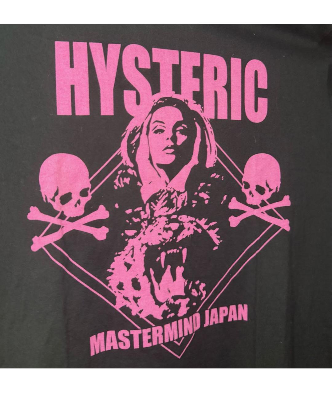 MASTERMIND JAPAN Черная хлопковая футболка, фото 3
