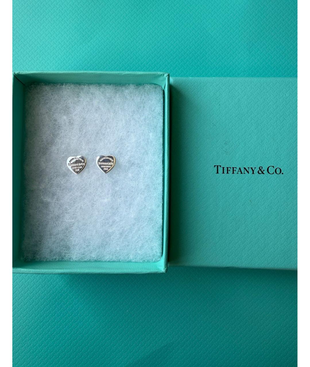 TIFFANY&CO Серебряные серебряные серьги, фото 5
