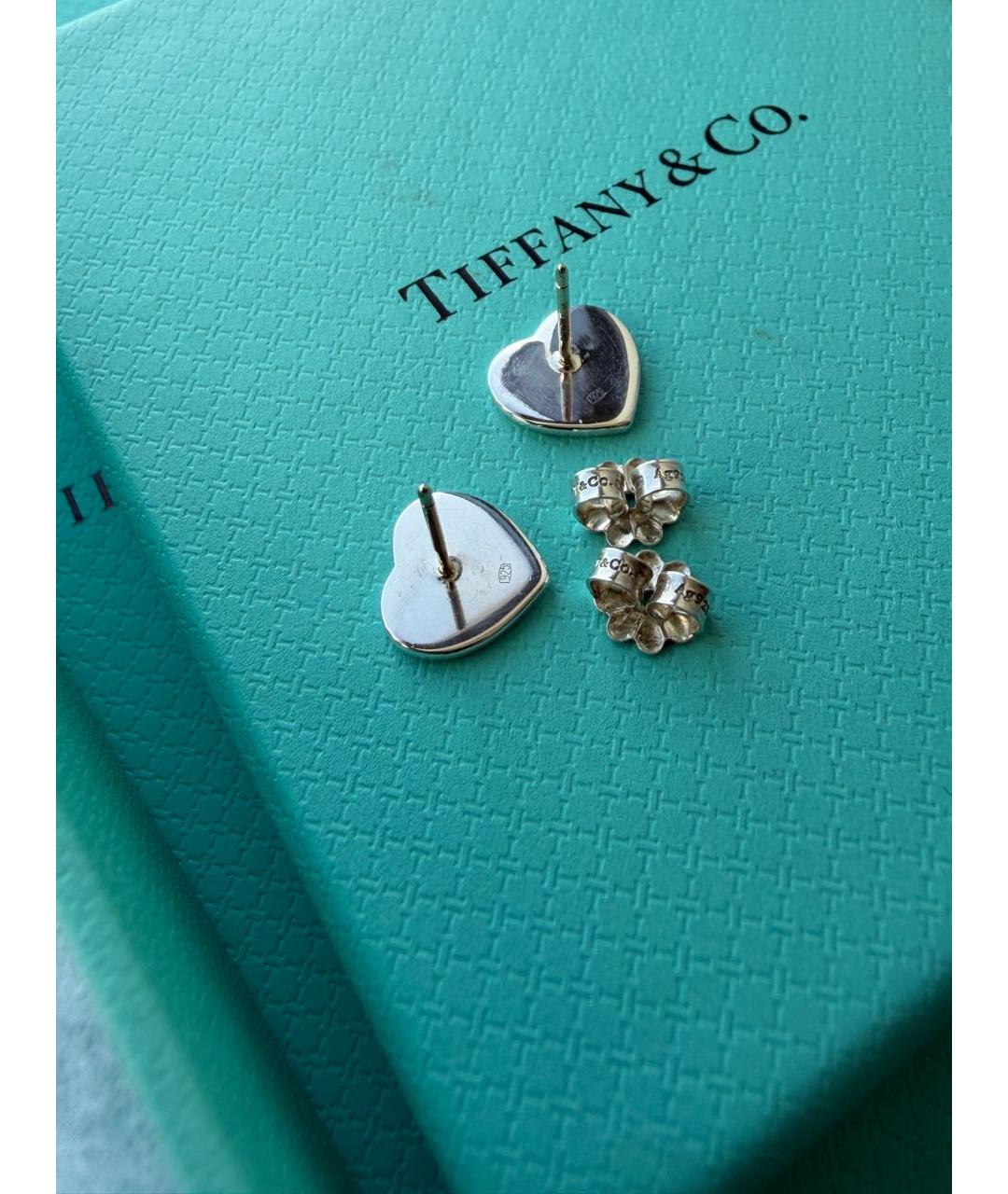TIFFANY&CO Серебряные серебряные серьги, фото 8