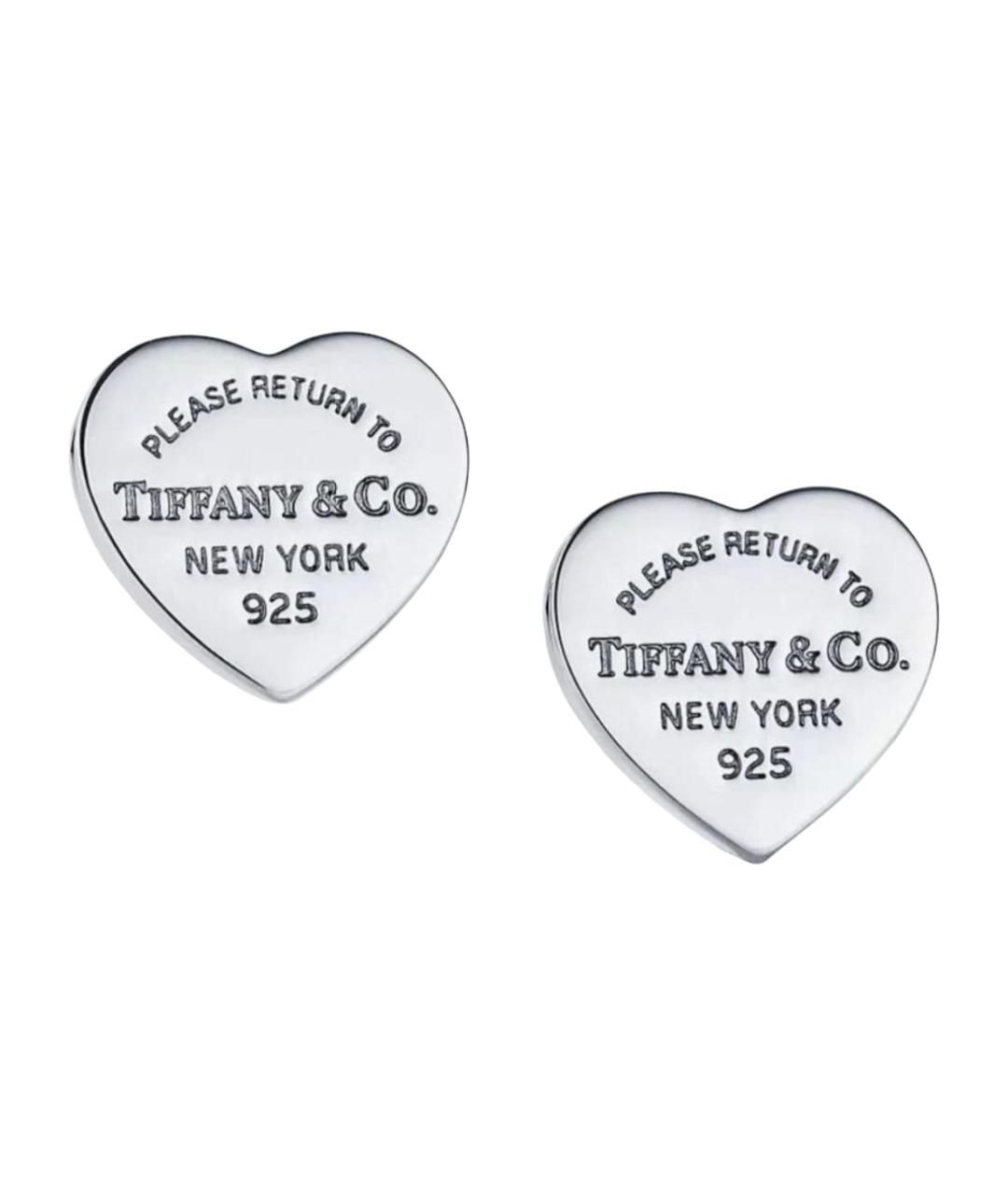 TIFFANY&CO Серебряные серебряные серьги, фото 1
