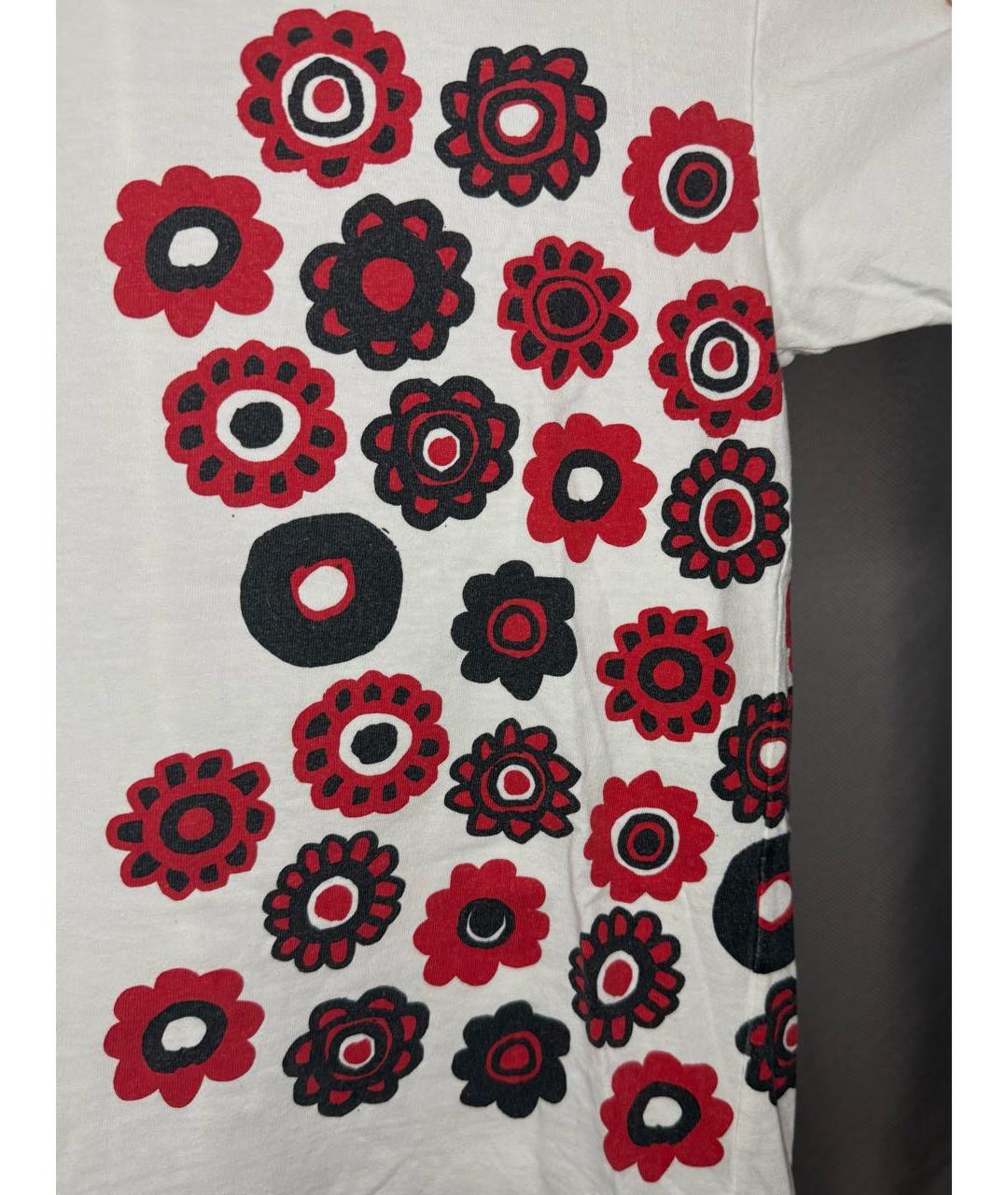 COMME DES GARÇONS Белая хлопковая футболка, фото 4