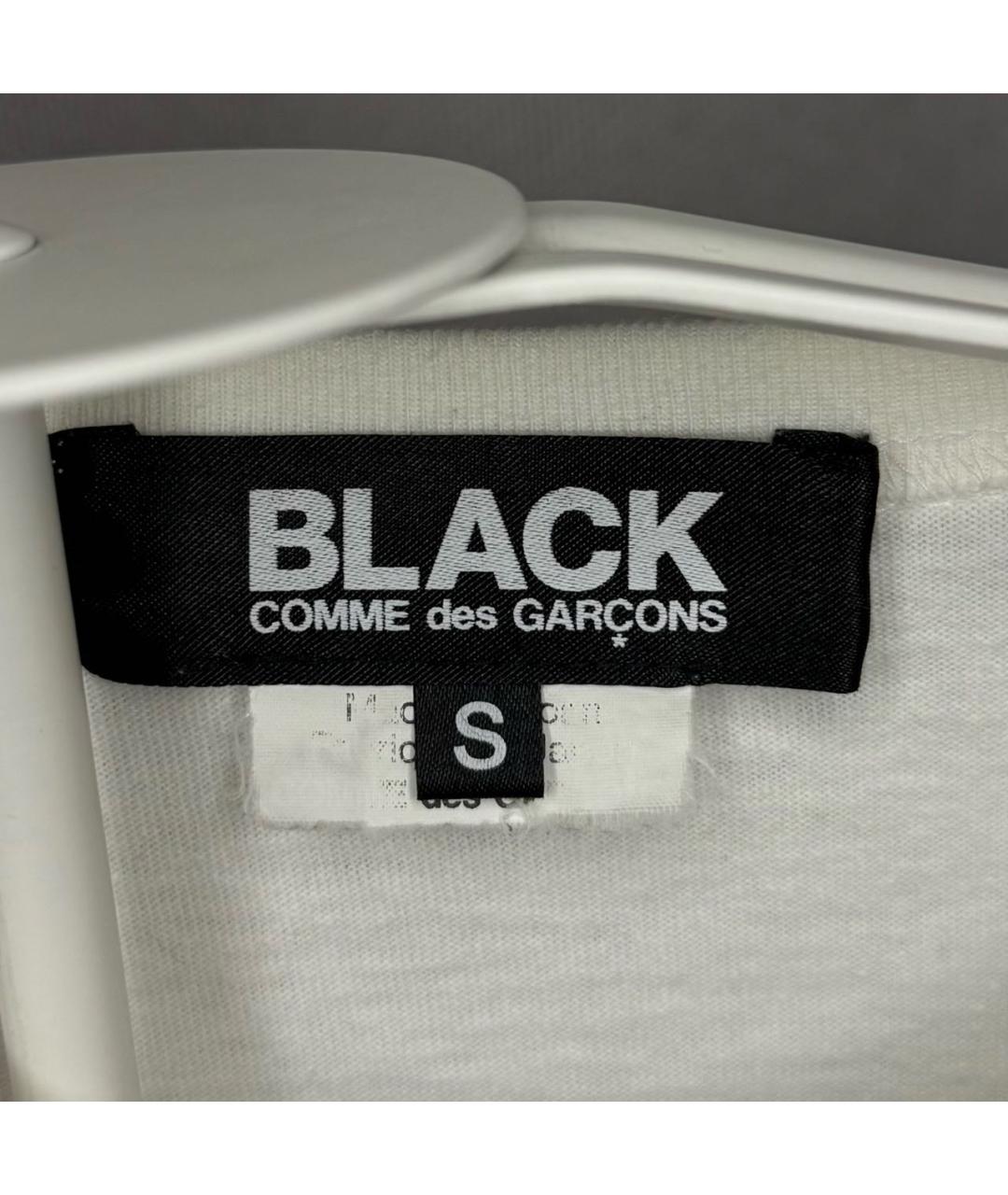 COMME DES GARÇONS Белая хлопковая футболка, фото 5