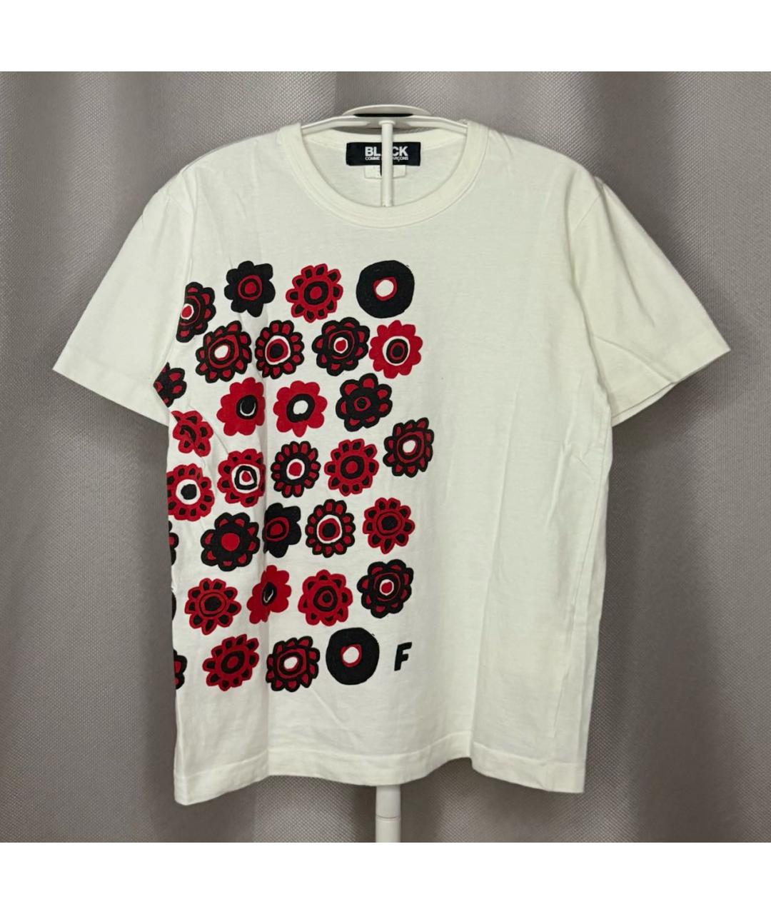 COMME DES GARÇONS Белая хлопковая футболка, фото 8