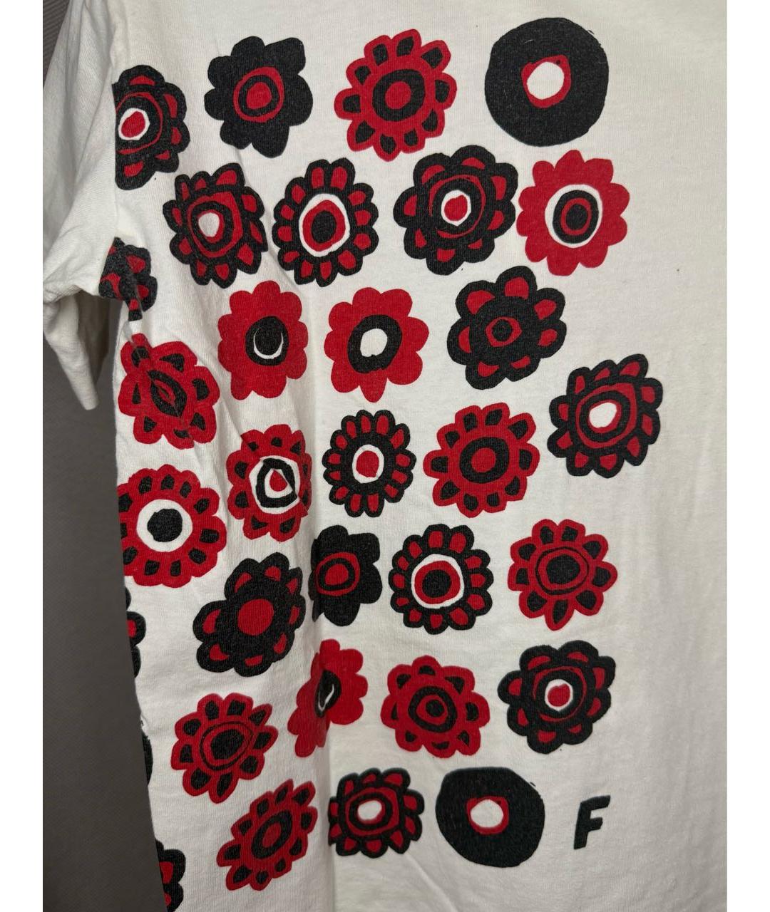 COMME DES GARÇONS Белая хлопковая футболка, фото 3