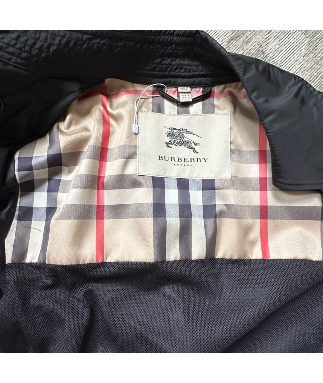 BURBERRY Черный тренч/плащ, фото 4