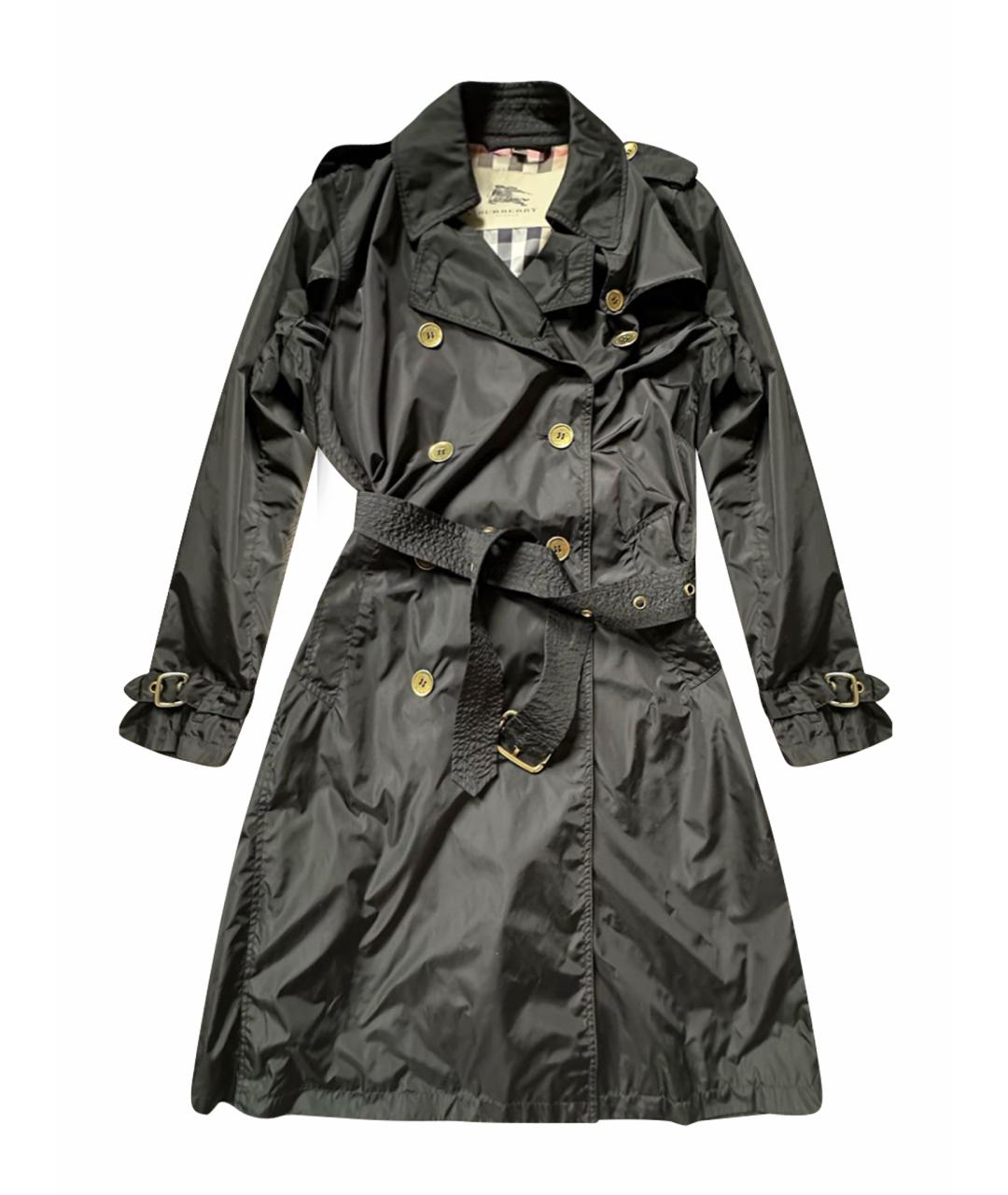 BURBERRY Черный тренч/плащ, фото 1