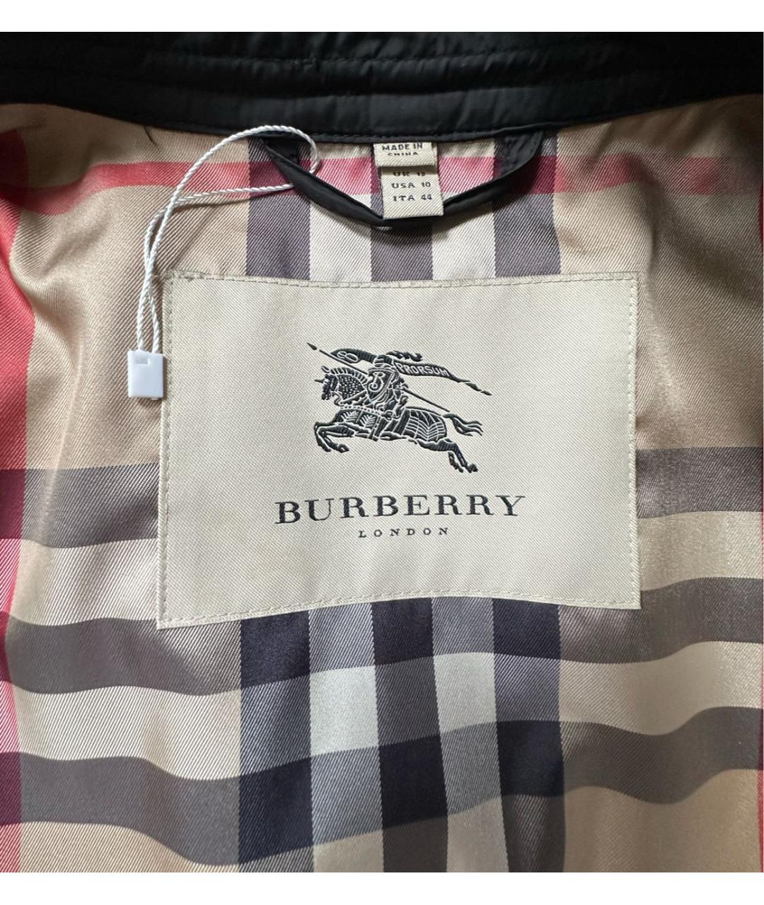 BURBERRY Черный тренч/плащ, фото 5