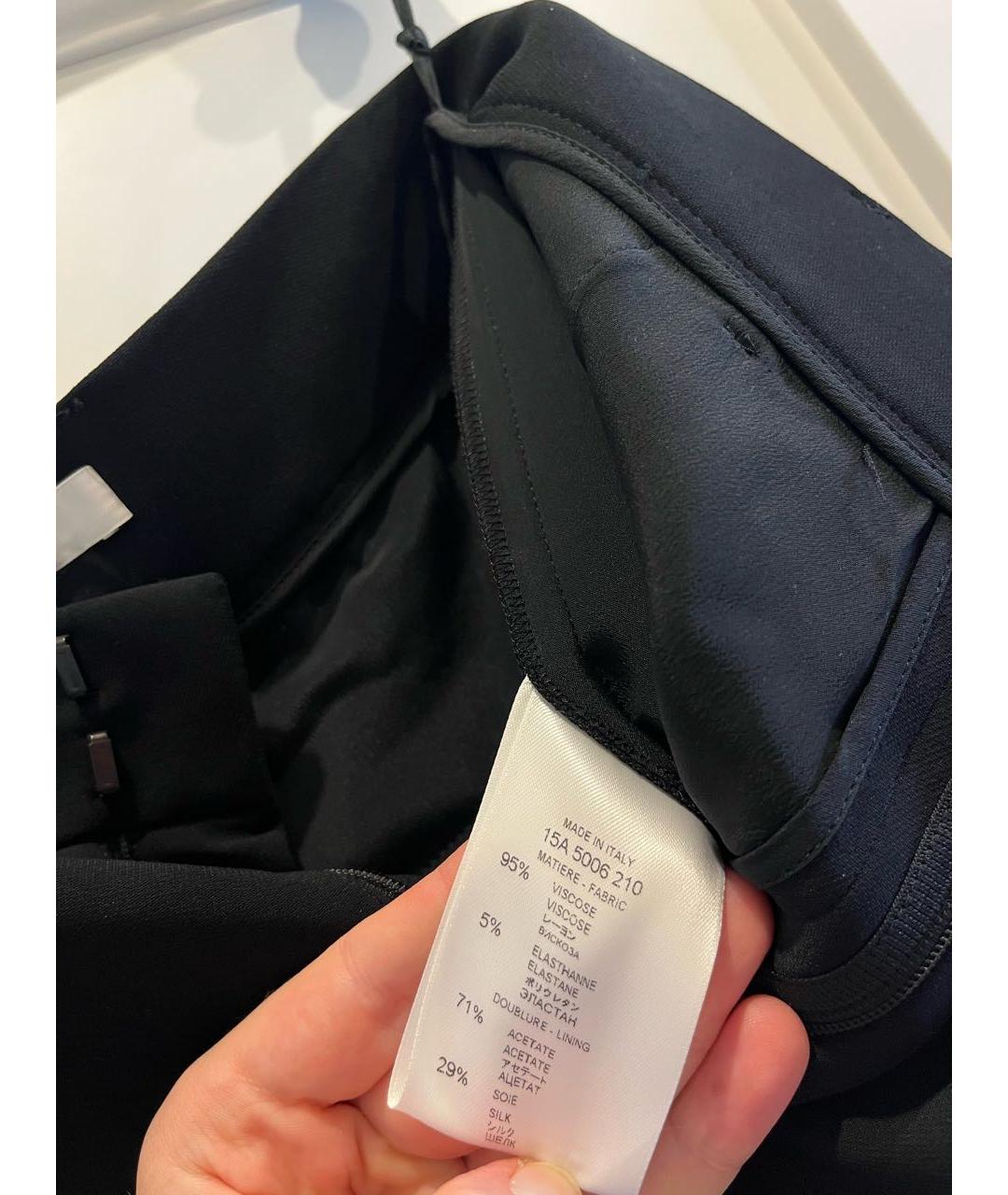 GIVENCHY Черные вискозные брюки узкие, фото 6