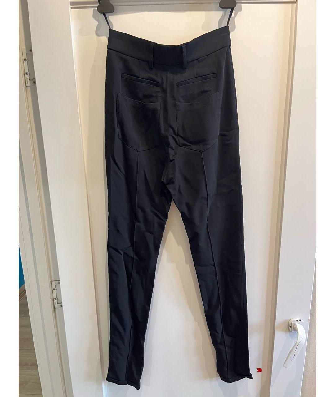 GIVENCHY Черные вискозные брюки узкие, фото 2
