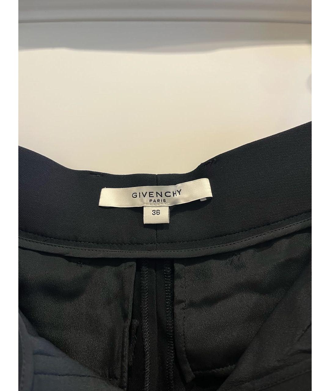 GIVENCHY Черные вискозные брюки узкие, фото 3