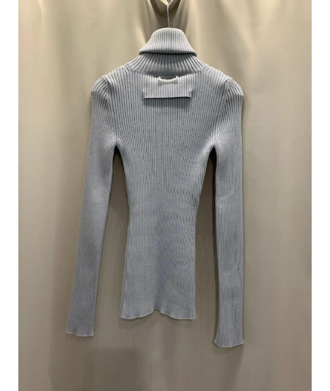 VETEMENTS Серый шерстяной джемпер / свитер, фото 2