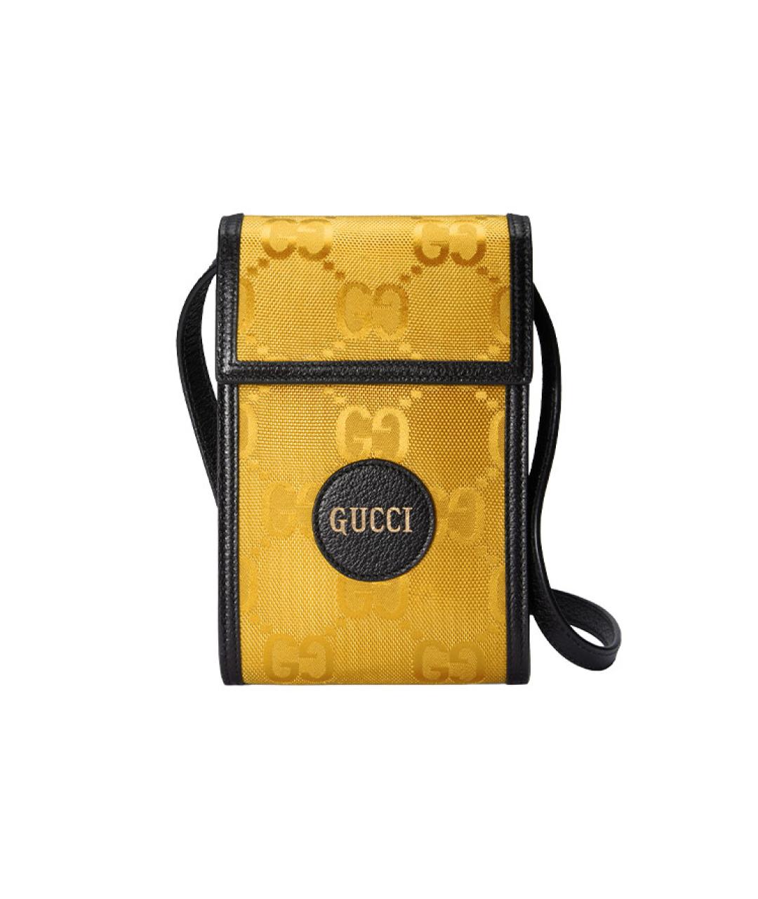 GUCCI Желтая сумка через плечо, фото 1