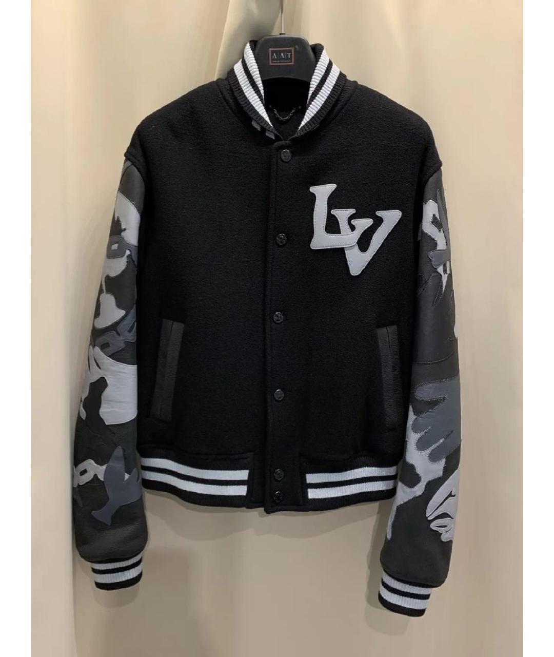 LOUIS VUITTON Черная кожаная куртка, фото 10