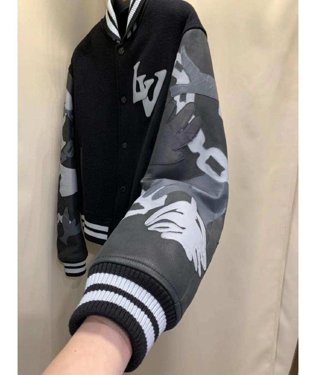 LOUIS VUITTON Черная кожаная куртка, фото 4