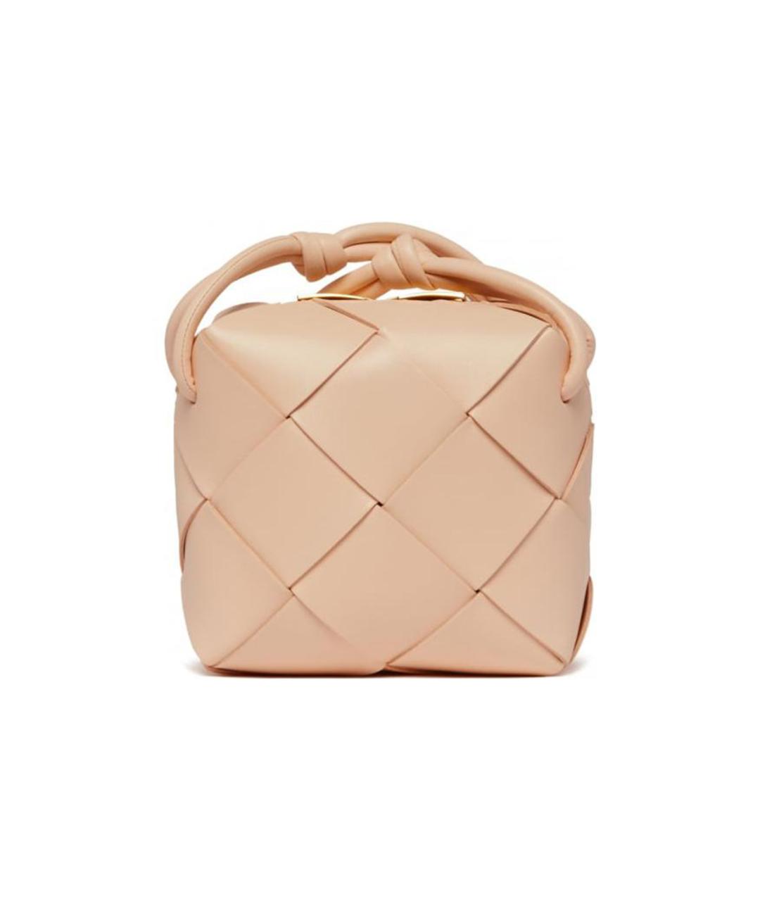 BOTTEGA VENETA Бежевая кожаная сумка через плечо, фото 4