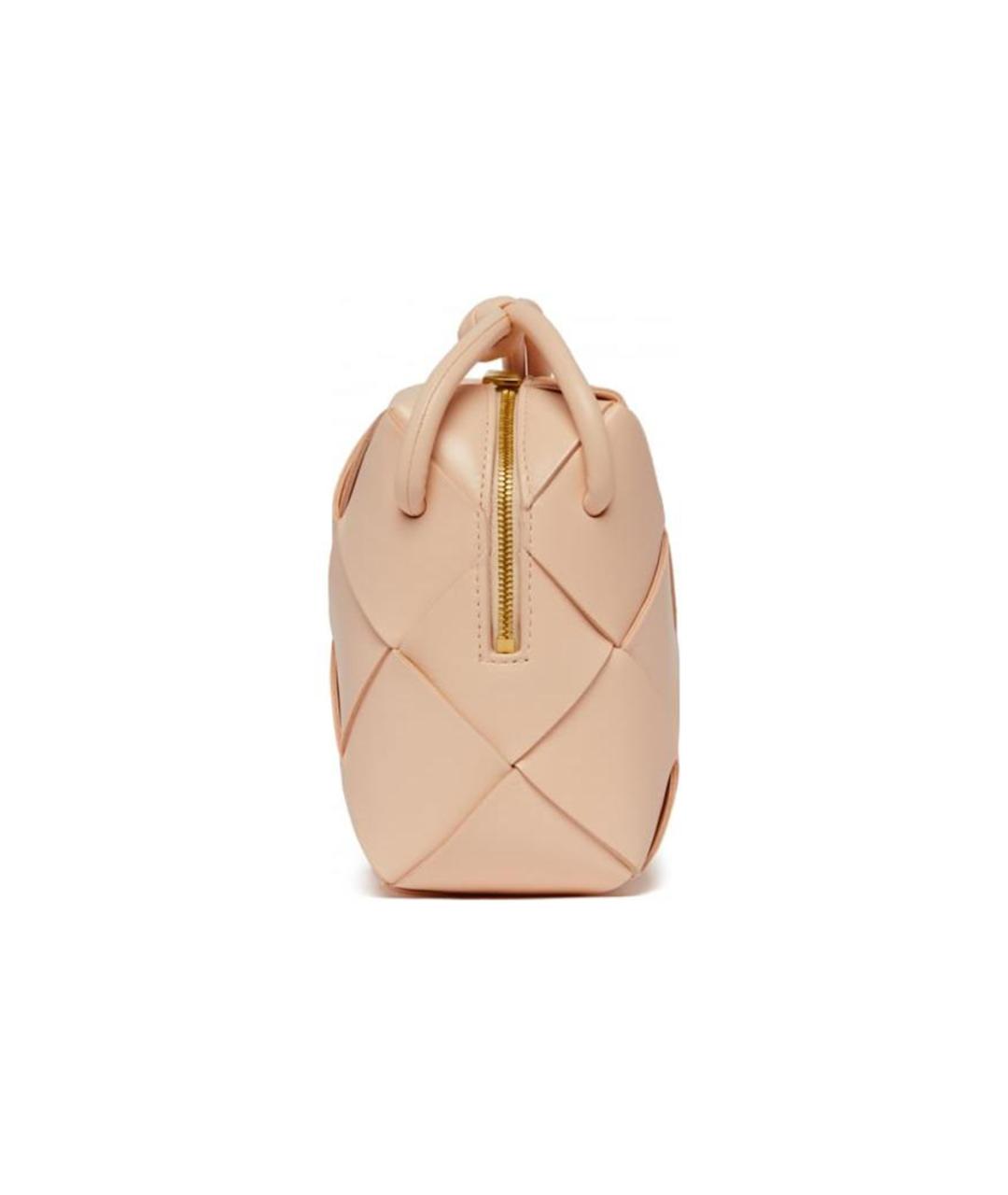BOTTEGA VENETA Бежевая кожаная сумка через плечо, фото 3