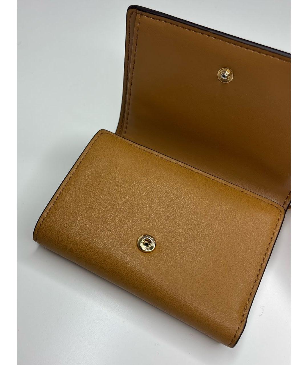 MICHAEL KORS Коричневый кожаный кошелек, фото 6