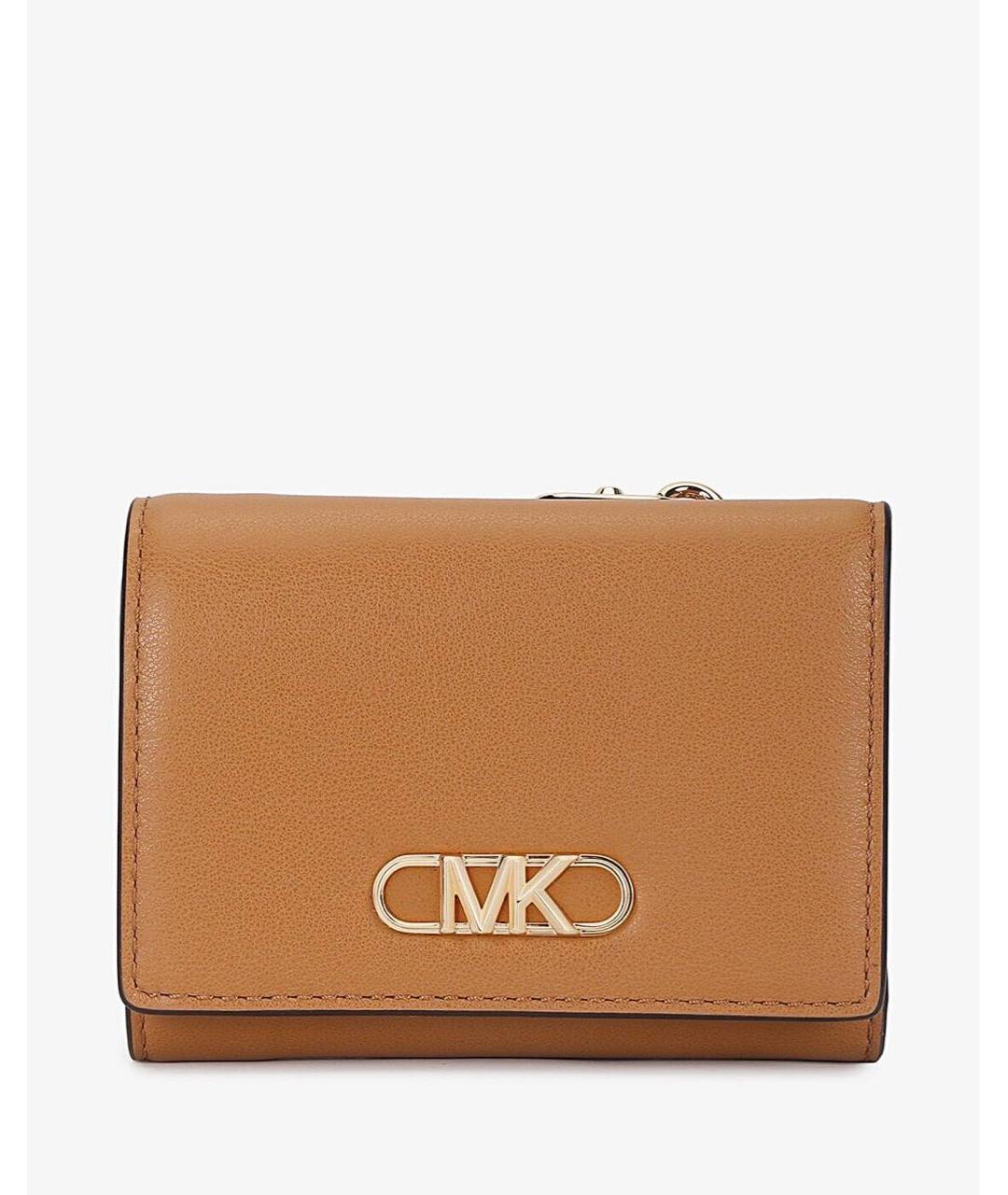 MICHAEL KORS Коричневый кожаный кошелек, фото 9