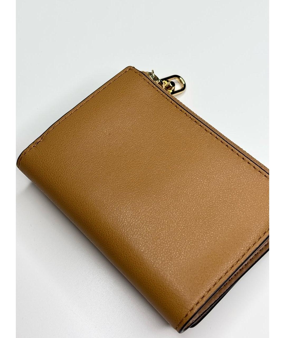 MICHAEL KORS Коричневый кожаный кошелек, фото 7