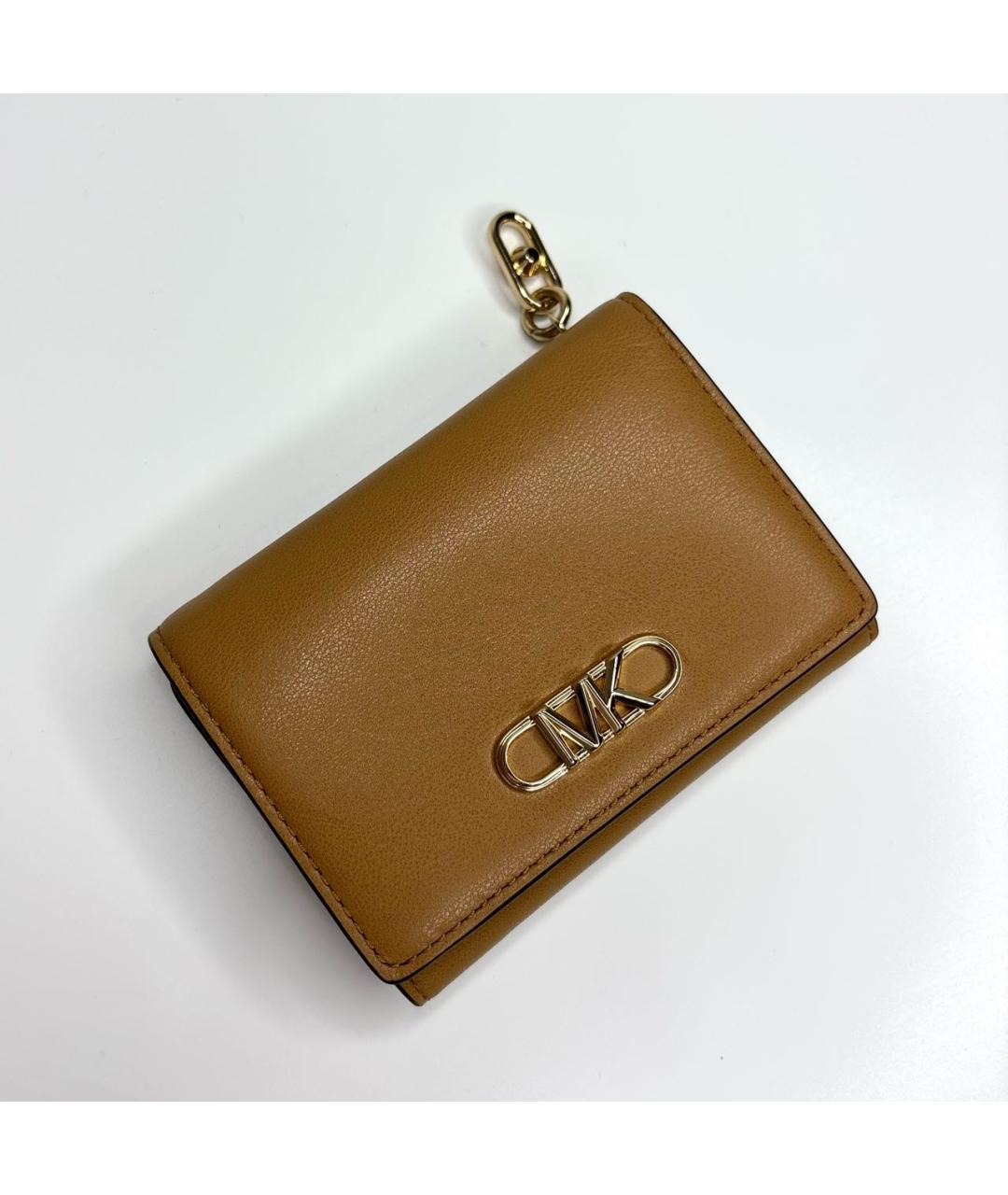 MICHAEL KORS Коричневый кожаный кошелек, фото 3