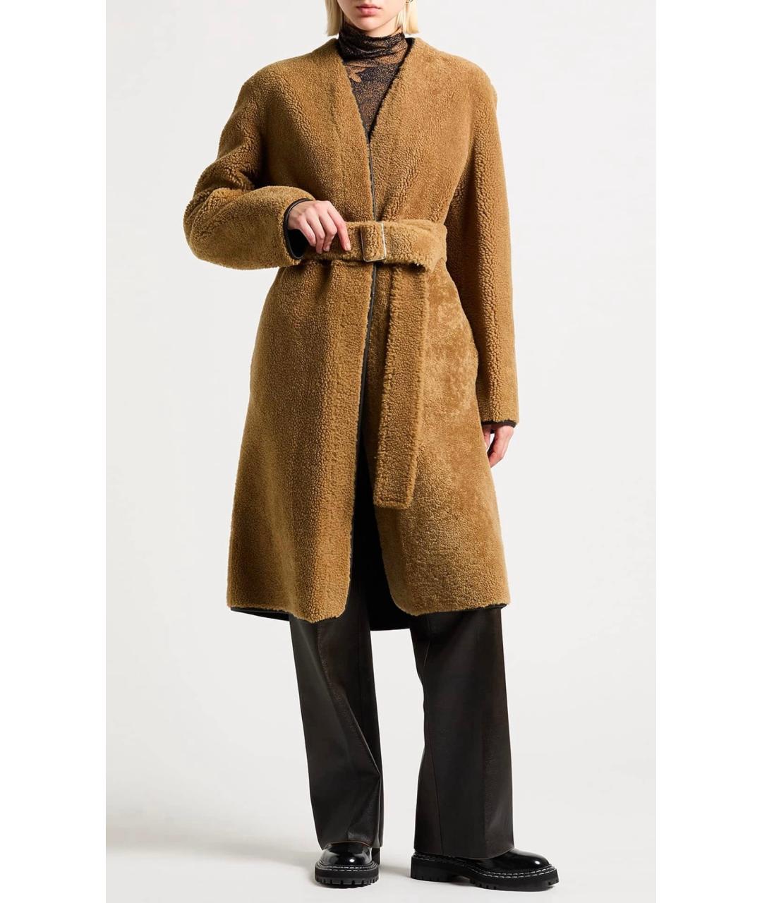 BURBERRY Коричневое пальто, фото 2