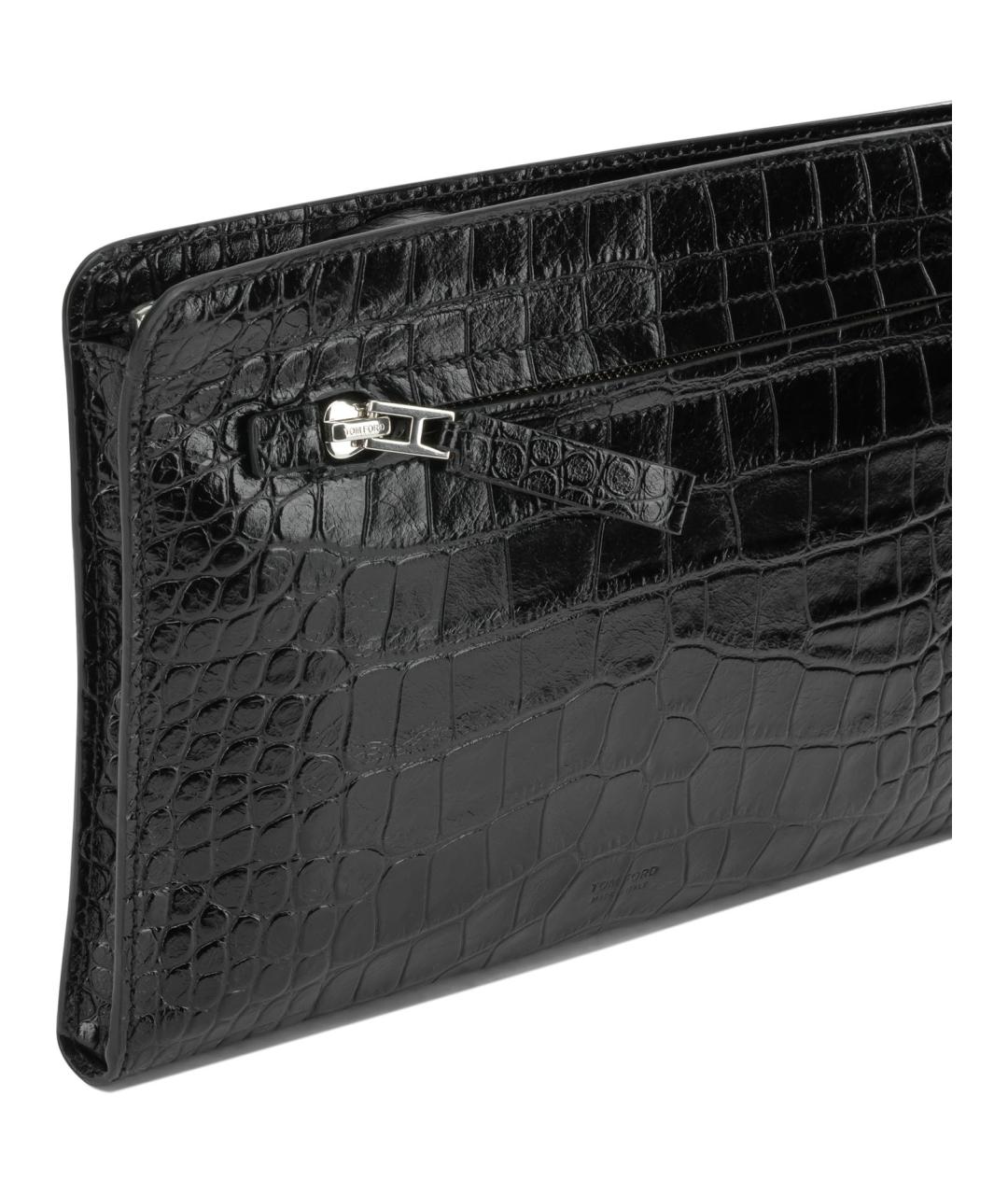 TOM FORD Черная кожаная папка для документов, фото 4