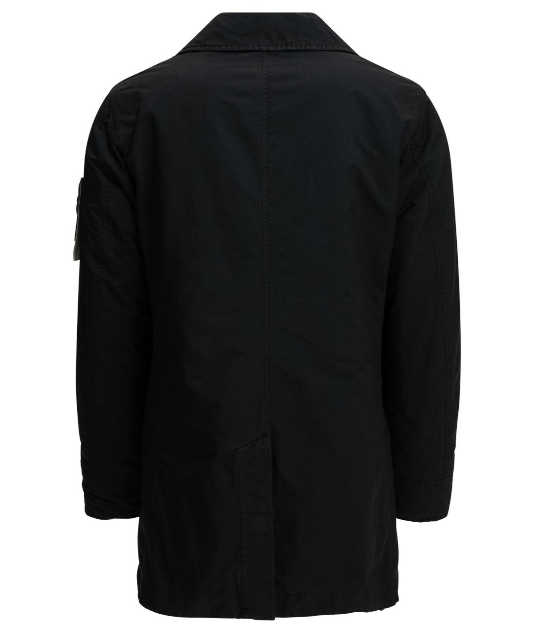 STONE ISLAND Синее полиэстеровое пальто, фото 2