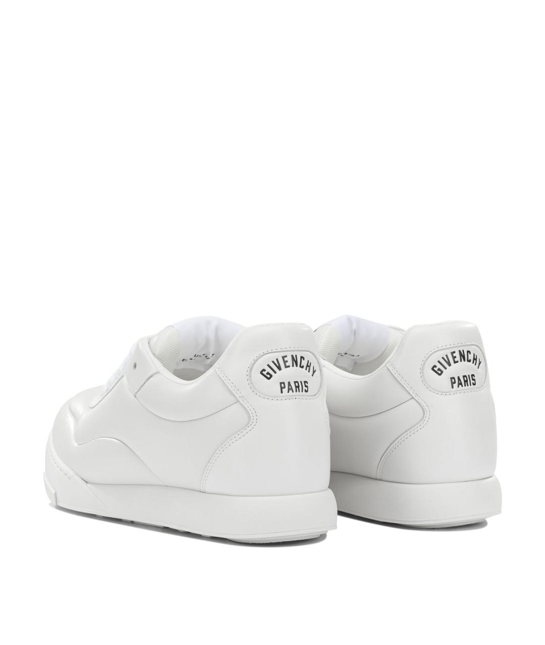 GIVENCHY Белые кожаные низкие кроссовки / кеды, фото 4
