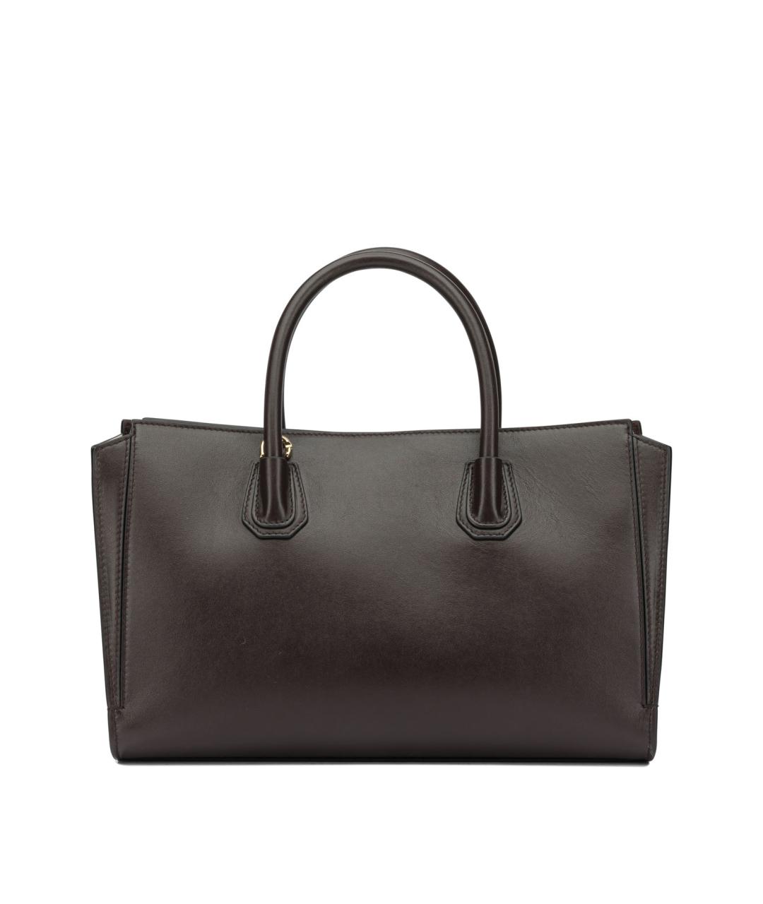 GIVENCHY Коричневая кожаная сумка тоут, фото 3