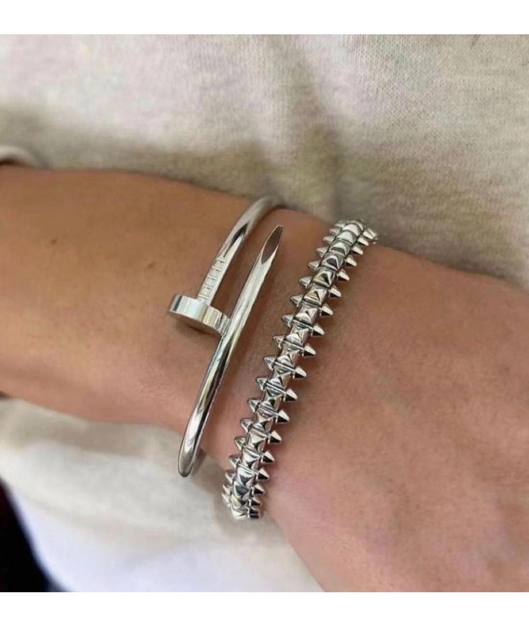 CARTIER Серебряный браслет из белого золота, фото 8