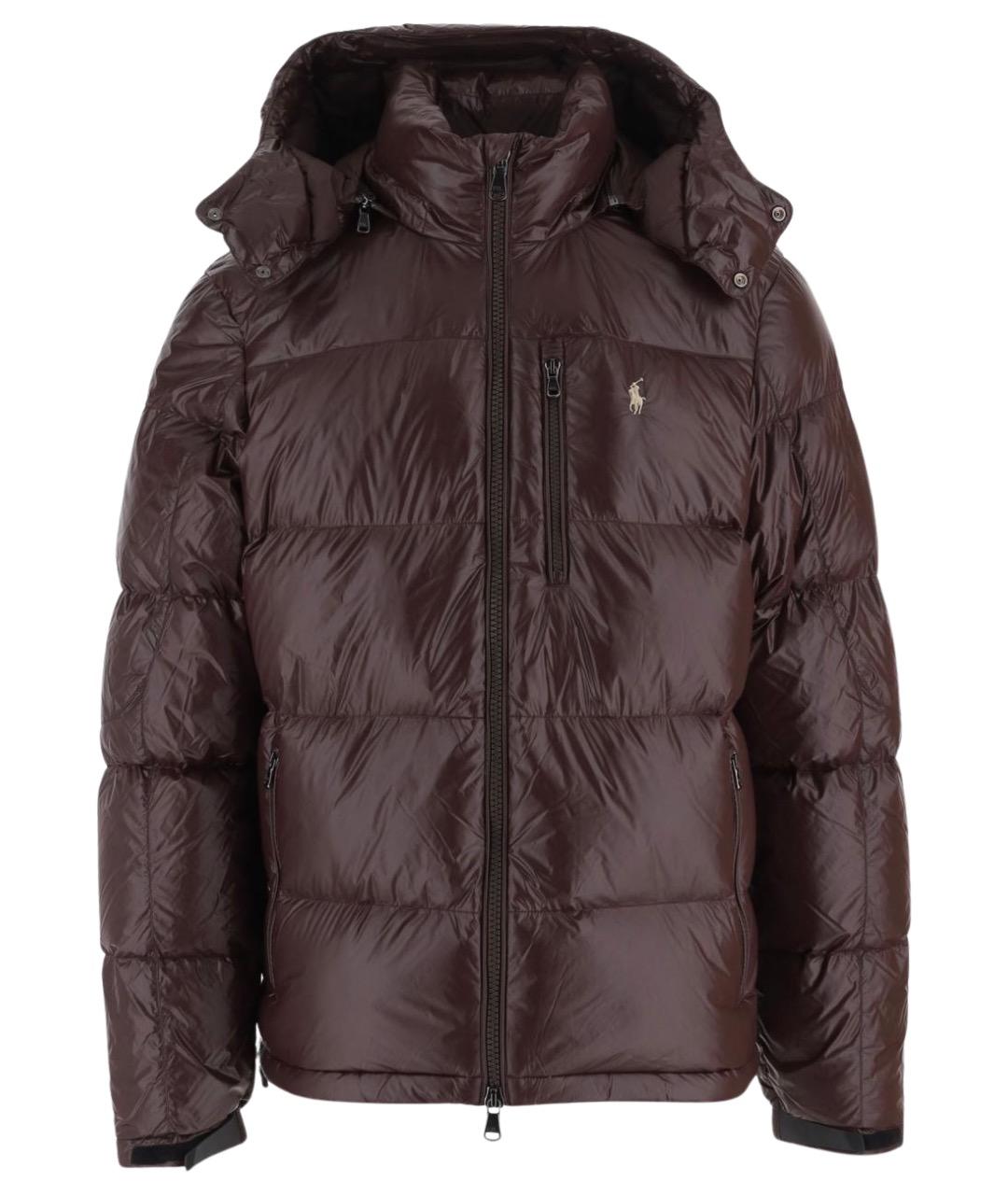 POLO RALPH LAUREN Коричневый пуховик, фото 1