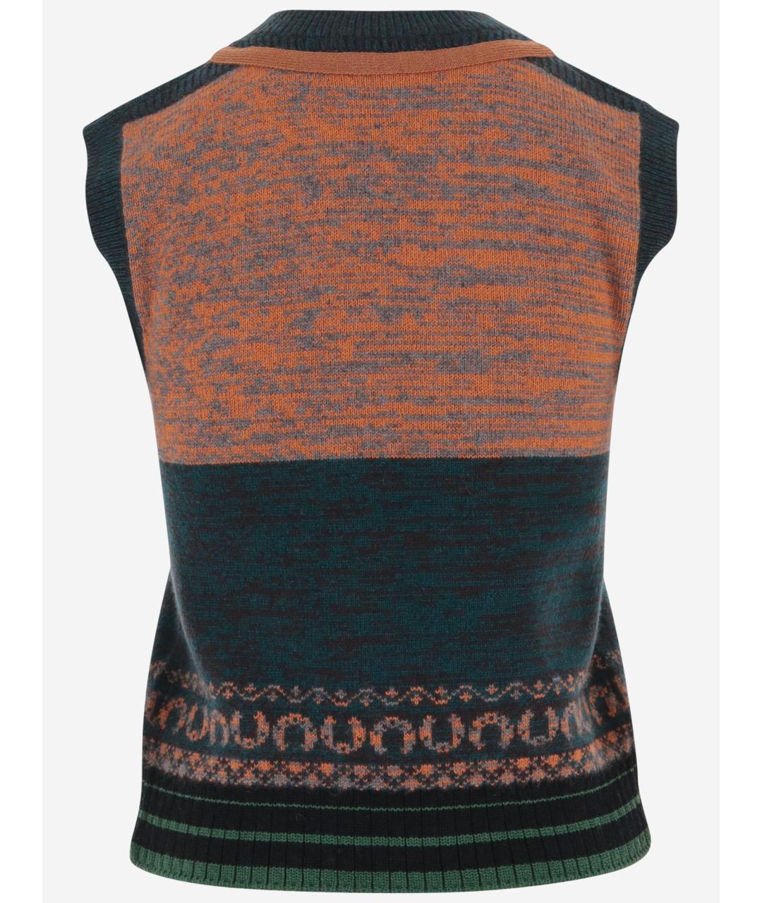 DRIES VAN NOTEN Мульти кашемировая жилетка, фото 2
